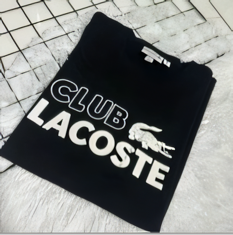 Camiseta Masculina Preta Estilo Club